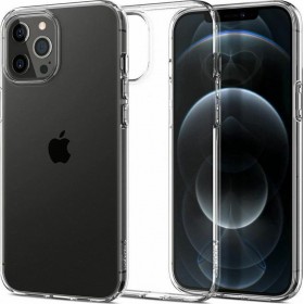 Spigen Liquid Crystal Back Cover Σιλικόνης Crystal Clear (iPhone 12 / 12 Pro) Spigen Liquid Crystal Back Cover Σιλικόνης Crystal Clear (iPhone 12 / 12 Pro)