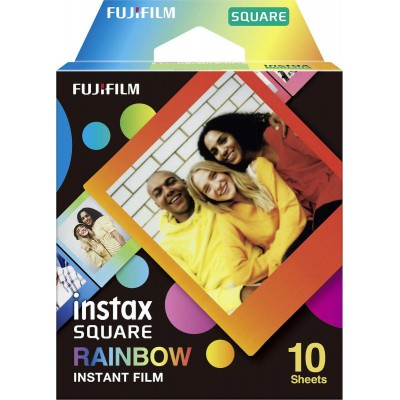 Fujifilm Color Instax Square Rainbow Instant Φιλμ (10 Exposures)Κωδικός: 16671320 