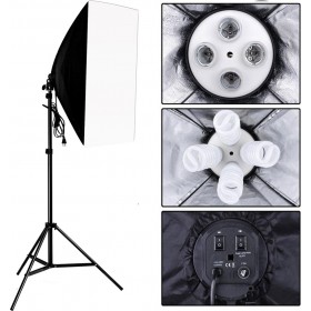 Φωτογραφικό Set Softbox 50x70Κωδικός: SS1910-800  Φωτογραφικό Set Softbox 50x70Κωδικός: SS1910-800