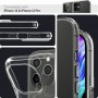 Spigen Liquid Crystal Back Cover Σιλικόνης Crystal Clear (iPhone 12 / 12 Pro)