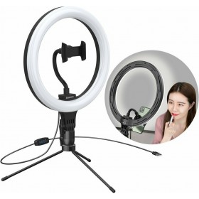 Baseus Ring Light LED Ring Light 25cm με Επιτραπέζιο Τρίποδο και Βάση για ΚινητόΚωδικός: CRZB10-A01  Baseus Ring Light LED Ring Light 25cm με Επιτραπέζιο Τρίποδο και Βάση για ΚινητόΚωδικός: CRZB10-A01
