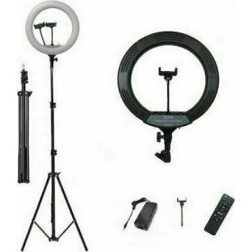 Ring Light Q-289 40cm με Τρίποδο Δαπέδου και Βάση για Κινητό