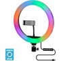 GloboStar RGB Ring Light Professional Digital Ring Light 26cm 3000-6000K με Βάση για ΚινητόΚωδικός: 75801 