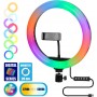 GloboStar RGB Ring Light Professional Digital Ring Light 26cm 3000-6000K με Βάση για ΚινητόΚωδικός: 75801 