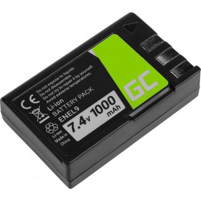 Green Cell Μπαταρία Φωτογραφικής Μηχανής EN-EL9 1000mAh Συμβατή με Nikon