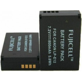Fujicell Μπαταρία Φωτογραφικής Μηχανής LP-E12 800mAh Συμβατή με Canon Fujicell Μπαταρία Φωτογραφικής Μηχανής LP-E12 800mAh Συμβατή με Canon