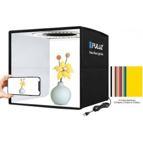 Puluz Photo Box PU5025B Mini Φωτιζόμενο με Πολλαπλά Backround 25x25x25cmΚωδικός: 28020  Puluz Photo Box PU5025B Mini Φωτιζόμενο με Πολλαπλά Backround 25x25x25cmΚωδικός: 28020