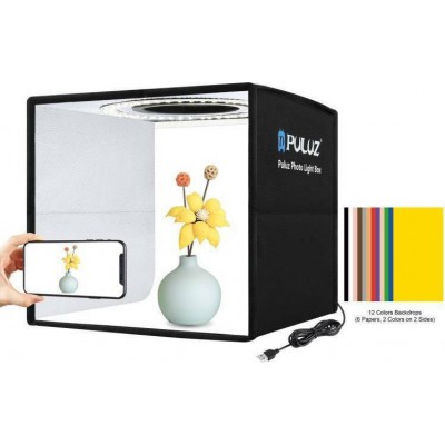 Puluz Photo Box PU5025B Mini Φωτιζόμενο με Πολλαπλά Backround 25x25x25cmΚωδικός: 28020 