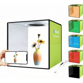 Puluz Photo Box PU5032G Mini Folding Studio Φωτιζόμενο με Πολλαπλά Backround 30x30x30cmΚωδικός: 9788209  Puluz Photo Box PU5032G Mini Folding Studio Φωτιζόμενο με Πολλαπλά Backround 30x30x30cmΚωδικός: 9788209