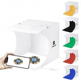 Puluz Photo Box Mini LED Photography Shadowless Light Lamp Panel Pad Φωτιζόμενο με Πολλαπλά Backround 20x20x20cmΚωδικός: PU5137  Puluz Photo Box Mini LED Photography Shadowless Light Lamp Panel Pad Φωτιζόμενο με Πολλαπλά Backround 20x20x20cmΚωδικός: PU5137