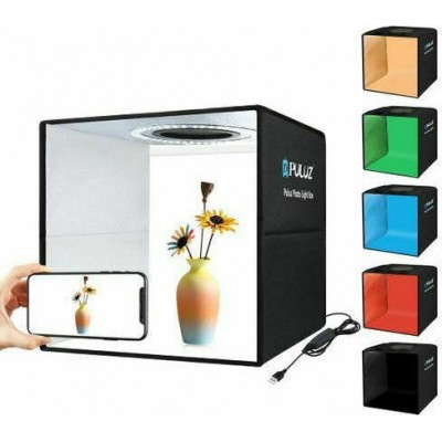 Puluz Photo Box PU5032B Φωτιζόμενο με Πολλαπλά Backround 30x30x30cm