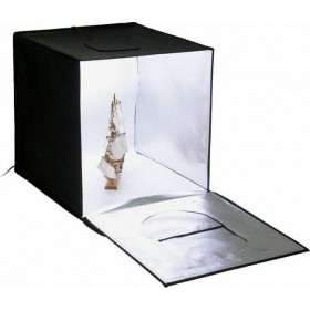 E-Reise Photo Box Photo Studio Box with LED Φωτιζόμενο με Πολλαπλά Backround 40x40x40cmΚωδικός: 81035FTB00BK 