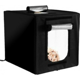 E-Reise Photo Box Photo Studio Box with LED Φωτιζόμενο με Πολλαπλά Backround 60x60x60cmΚωδικός: 81045FTB00BK 