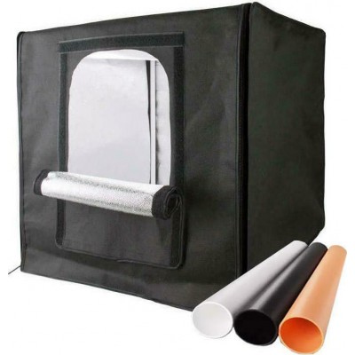 Photo Box Αναδιπλούμενο Στούντιο Φωτογράφισης Φωτιζόμενο με Πολλαπλά Backround 40x40x40cmΚωδικός: 54429 