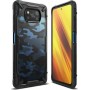 Ringke Fusion X Back Cover Πλαστικό / Σιλικόνης Camo Black (Poco X3 NFC)