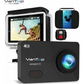 "VanTop Moment 3 Action Camera 4K Ultra HD Υποβρύχια (με Θήκη) με WiFi με Οθόνη 2.26""" VanTop Moment 3 Action Camera 4K Ultra HD Υποβρύχια (με Θήκη) με WiFi με Οθόνη 2.26"