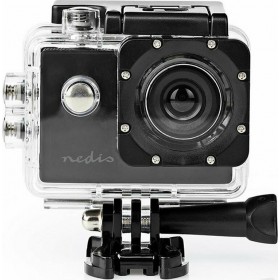 "Nedis ACAM04BK Action Camera HD (720p) Υποβρύχια Μαύρη με Οθόνη 2""" Nedis ACAM04BK Action Camera HD (720p) Υποβρύχια Μαύρη με Οθόνη 2"