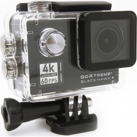 "EasyPix GoXtreme Black Hawk+ Action Camera 4K Ultra HD Υποβρύχια (με Θήκη) Μαύρη με Οθόνη 2""" EasyPix GoXtreme Black Hawk+ Action Camera 4K Ultra HD Υποβρύχια (με Θήκη) Μαύρη με Οθόνη 2"