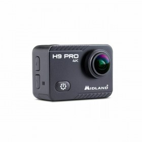 Midland H9 Pro Action Camera 4K Ultra HD Υποβρύχια (με Θήκη) με WiFi Μαύρη με Οθόνη Midland H9 Pro Action Camera 4K Ultra HD Υποβρύχια (με Θήκη) με WiFi Μαύρη με Οθόνη