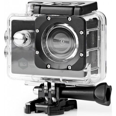 Nedis ACAM21BK Action Camera HD (720p) Υποβρύχια με WiFi Μαύρη με Οθόνη 2"