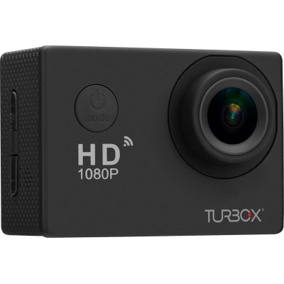 Turbo-X ACT-150 Action Camera Full HD (1080p) Υποβρύχια (με Θήκη) με WiFi Μαύρη με Οθόνη 2"