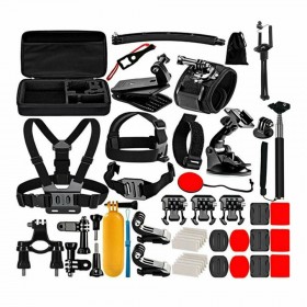 Puluz Σετ Αξεσουάρ 50 in 1 για Action Cameras GoProΚωδικός: PKT39  Puluz Σετ Αξεσουάρ 50 in 1 για Action Cameras GoProΚωδικός: PKT39
