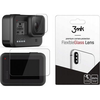 3MK Flexible Glass για Action Cameras GoPro Hero8