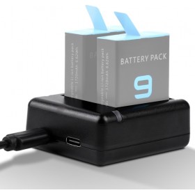 Dual Battery Charger for GoPro Hero9