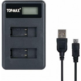 Top Max AHDBT-501 Διπλός Φορτιστής for GoPro Hero5