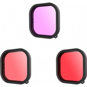 Telesin GP-FLT-904 Red / Pink / Purple for GoPro Hero 9 Telesin GP-FLT-904 Red / Pink / Purple for GoPro Hero 9