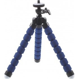Soft Adjustable Tripod for Universal Blue
