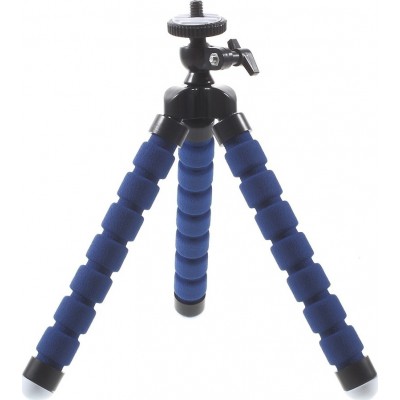 Soft Adjustable Tripod for Universal Blue