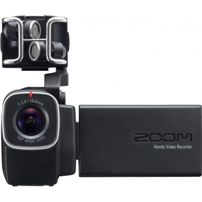 Zoom Βιντεοκάμερα 2K @ 30fps Q8 Αισθητήρας CMOS Αποθήκευση σε Κάρτα Μνήμης με Οθόνη Αφής 2.7" και HDMI