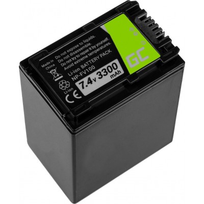 Green Cell Μπαταρία Βιντεοκάμερας NP-FV100 3300mAh Συμβατή με Sony