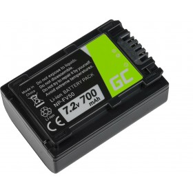 Green Cell Μπαταρία Βιντεοκάμερας NP-FV50 700mAh Συμβατή με Sony Green Cell Μπαταρία Βιντεοκάμερας NP-FV50 700mAh Συμβατή με Sony