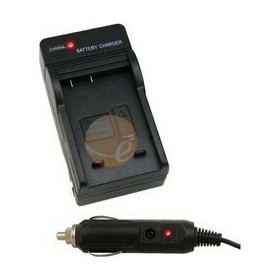 Μονός Φορτιστής Μπαταρίας Ρεύματος / Αυτοκινήτου Συμβατός με Sony NP-FT1 FR1 DSC-T5/N DSC-T55.1MP DSC-P200/B