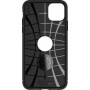 Spigen Rugged Armor Back Cover Σιλικόνης Matte Black (iPhone 11)