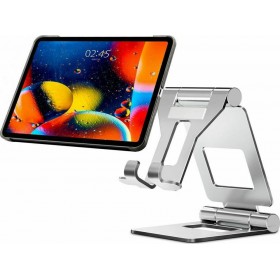 Tech-Protect Z10 Βάση Tablet Γραφείου έως 12" σε Ασημί χρώμα