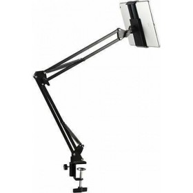 PSTANDS-80 Βάση Tablet με Βραχίονα έως 10" σε Ασημί χρώμα