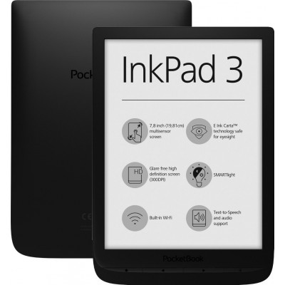 Pocketbook InkPad 3 με Οθόνη Αφής 7.8" (8GB) Μαύρο