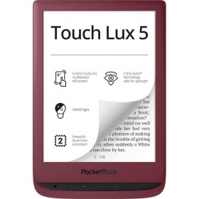 "Pocketbook Touch Lux 5 με Οθόνη Αφής 6"" (8GB) Κόκκινο" Pocketbook Touch Lux 5 με Οθόνη Αφής 6" (8GB) Κόκκινο