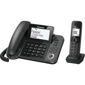 Panasonic KX-TGF310 Ασύρματο Τηλέφωνο Duo με Aνοιχτή Aκρόαση Μαύρο