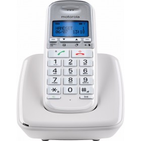 Motorola S3001 Ασύρματο Τηλέφωνο για Ηλικιωμένους με Aνοιχτή Aκρόαση Λευκό Motorola S3001 Ασύρματο Τηλέφωνο για Ηλικιωμένους με Aνοιχτή Aκρόαση Λευκό