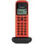 Alcatel D285 Ασύρματο Τηλέφωνο με Aνοιχτή Aκρόαση Κόκκινο
