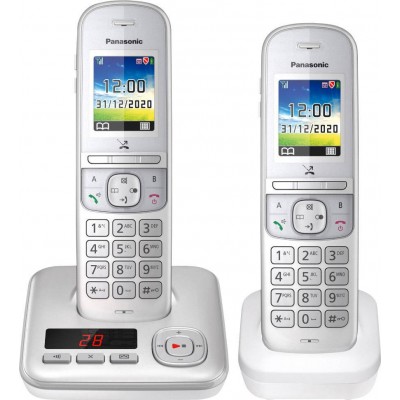 Panasonic KX-TGH722 Ασύρματο Τηλέφωνο Duo με Aνοιχτή Aκρόαση