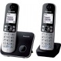 Panasonic KX-TG6812 Duo Ασύρματο Τηλέφωνο Duo με Aνοιχτή Aκρόαση