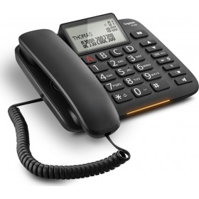 Gigaset DL380 Ενσύρματο Τηλέφωνο Γραφείου για Ηλικιωμένους Μαύρο Gigaset DL380 Ενσύρματο Τηλέφωνο Γραφείου για Ηλικιωμένους Μαύρο