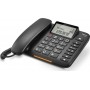 Gigaset DL380 Ενσύρματο Τηλέφωνο Γραφείου για Ηλικιωμένους Μαύρο