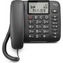 Gigaset DL380 Ενσύρματο Τηλέφωνο Γραφείου για Ηλικιωμένους Μαύρο