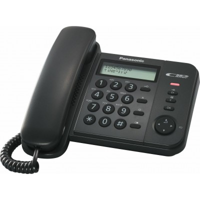 Panasonic KX-TS560 Ενσύρματο Τηλέφωνο Γραφείου Μαύρο